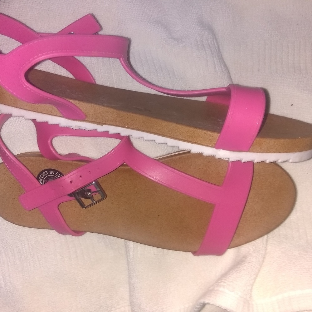 Pink sandals